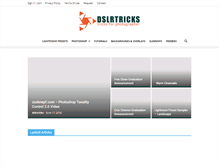 Tablet Screenshot of dslrtricks.com